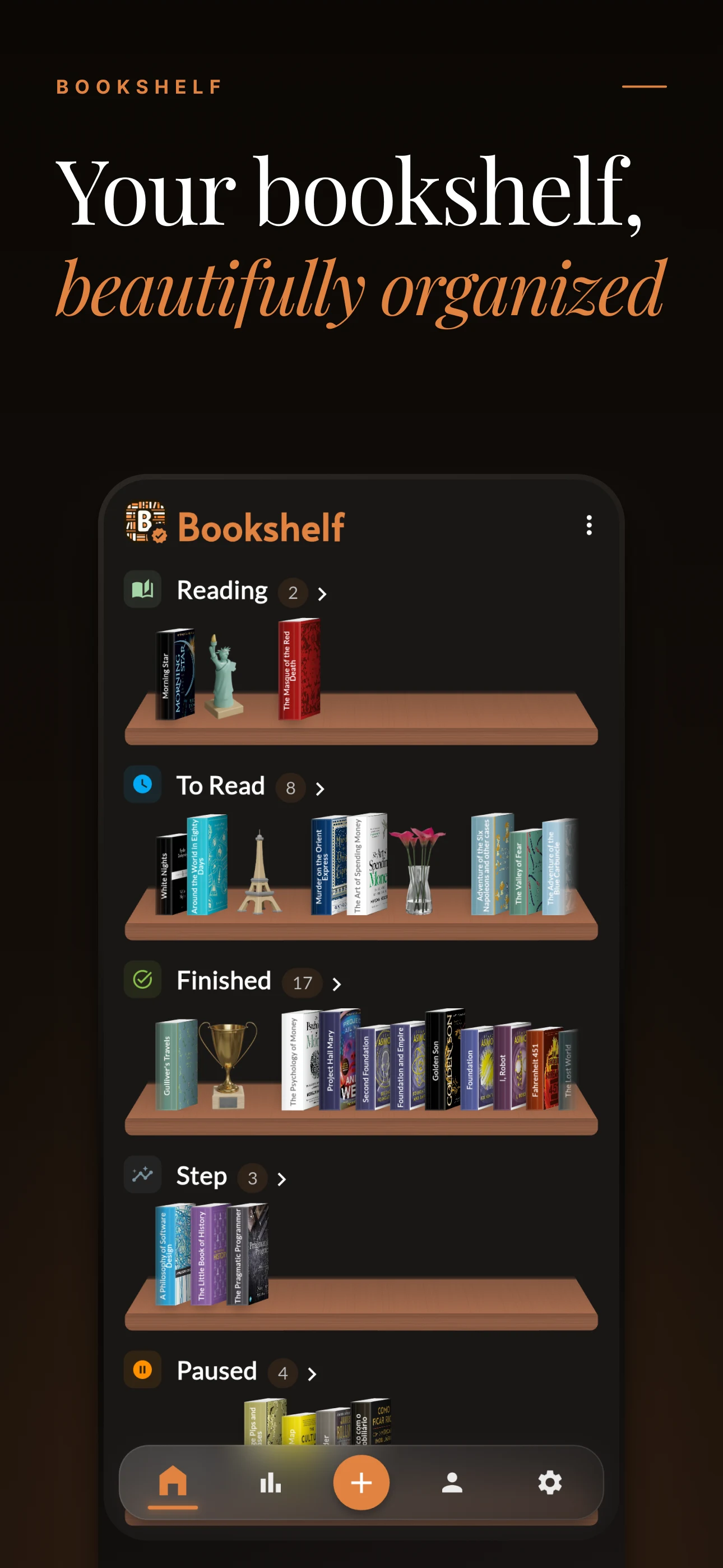 Bookshelf screenshot