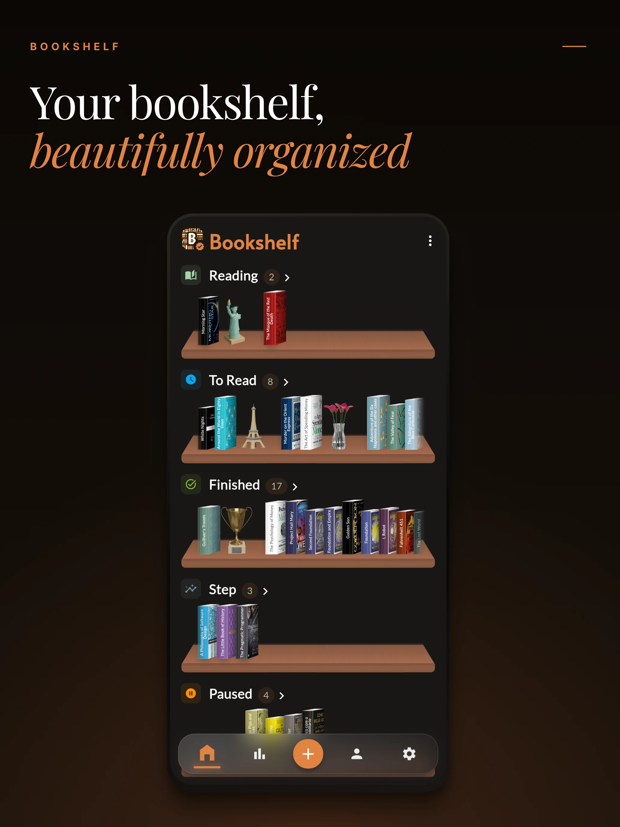 Bookshelf screenshot
