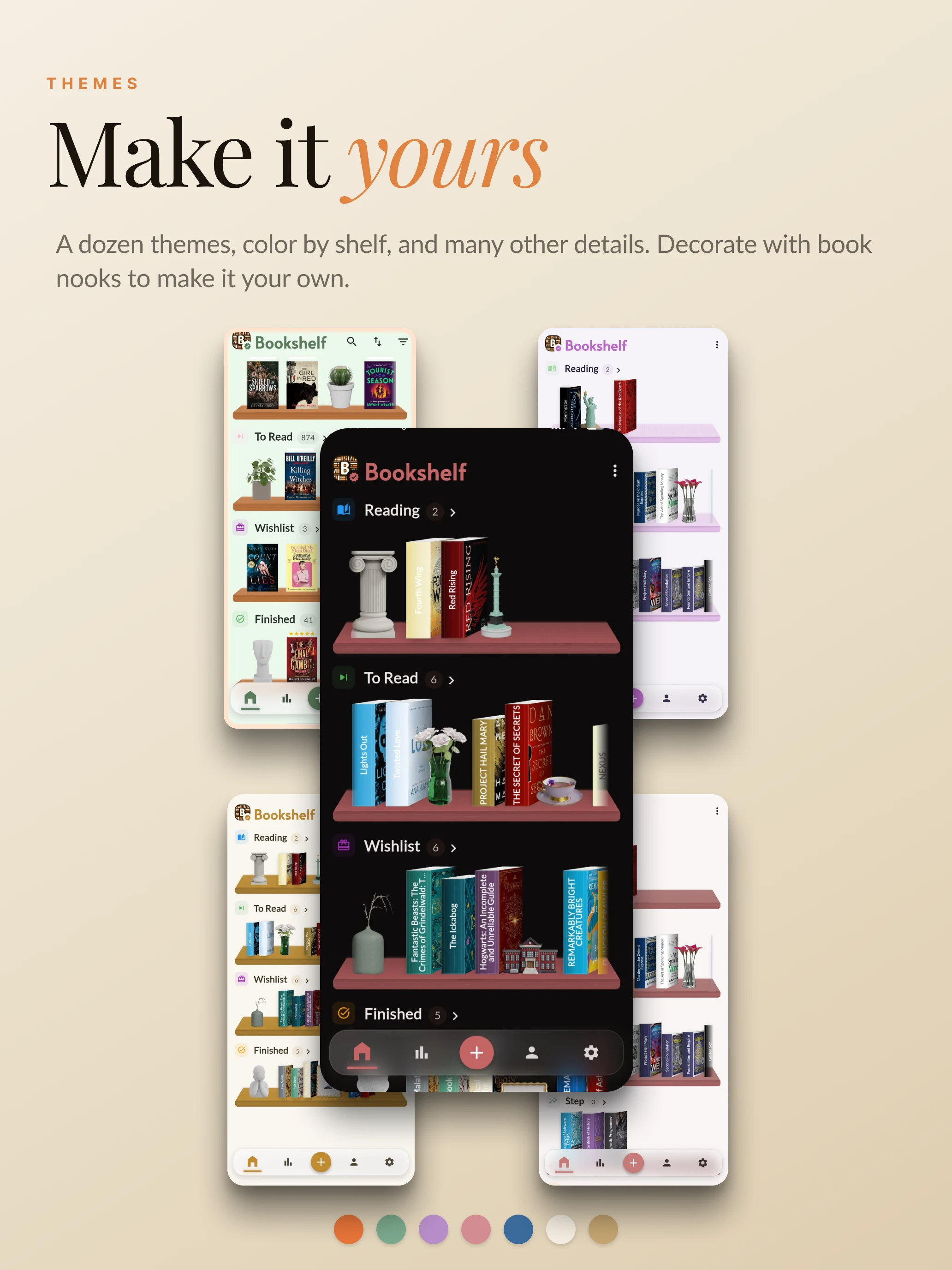 Bookshelf screenshot
