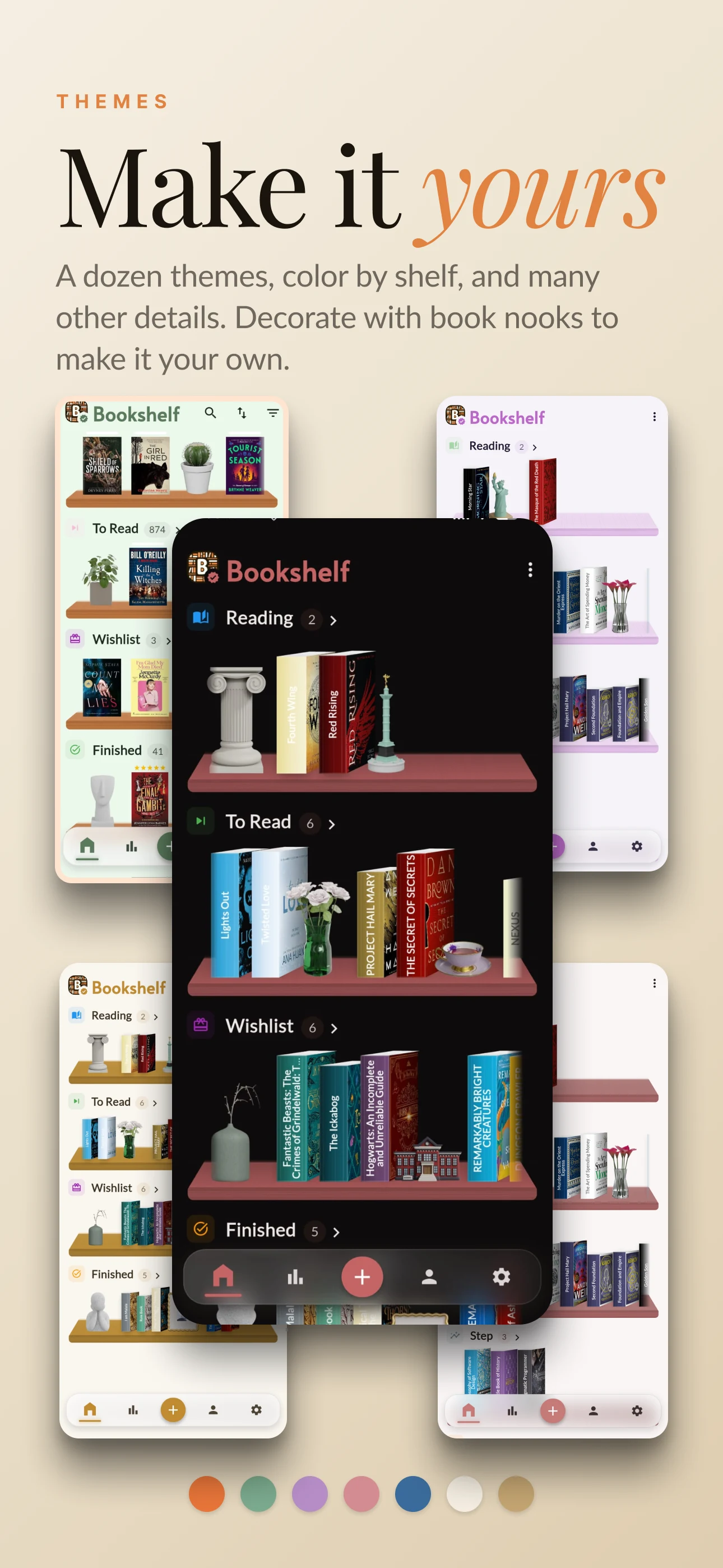 Bookshelf screenshot